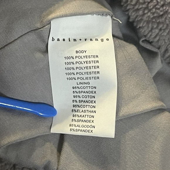 Basin and Range Sherpa Jogger Pant XS-S Gray Solid Women Casual Comfort Leisure - Picture 10 of 13